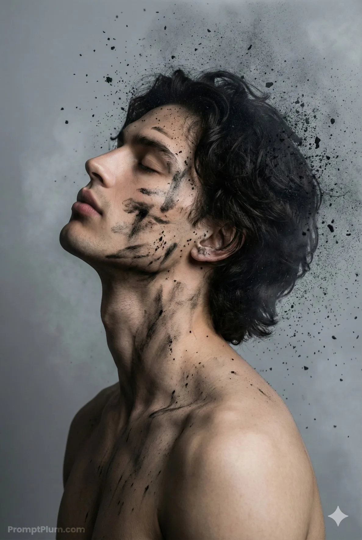 Scattering Memories, Fantasy AI artwork, made with Gemini
