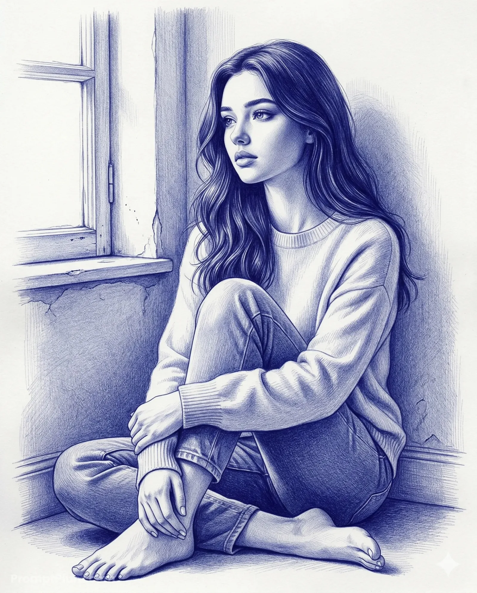 Unspoken Thoughts, 3D Render AI artwork, made with Gemini