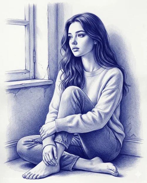 Unspoken Thoughts, 3D Render AI artwork, made with Gemini