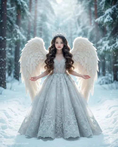 Crown of Frost, Fantasy AI artwork, made with Gemini